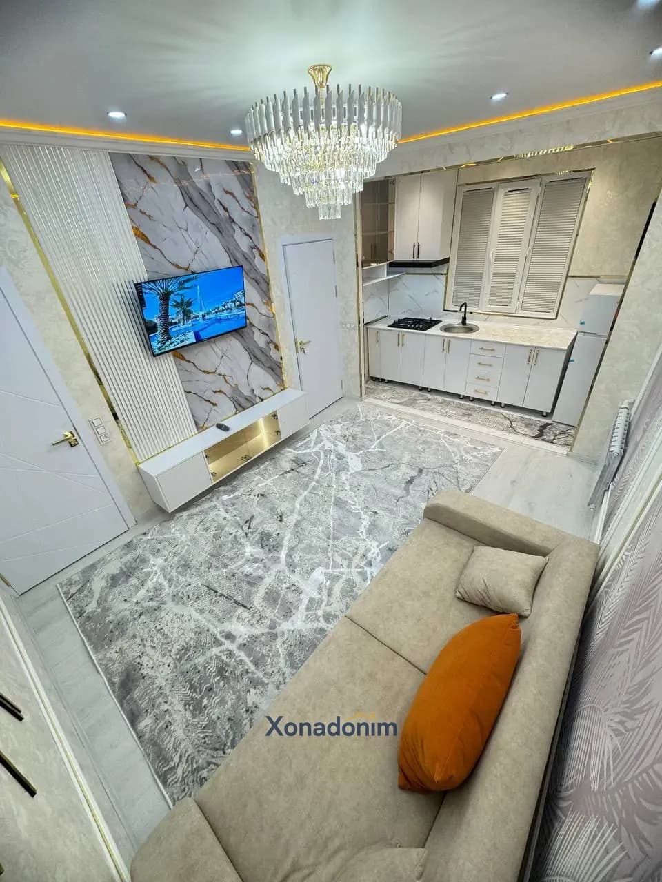 Chilonzorda 1 xonali kvartira, 30 m², 2/4-qavat